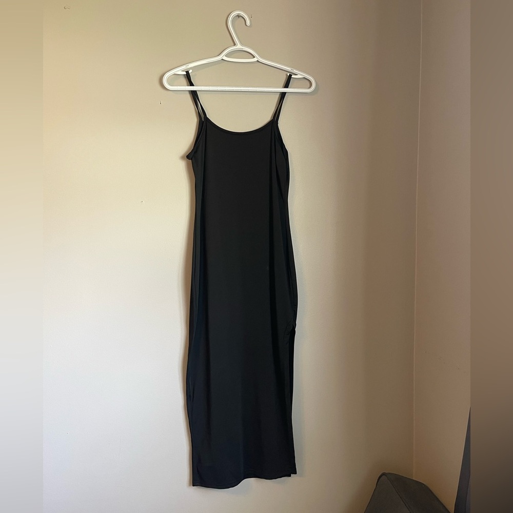 Black maxi dress